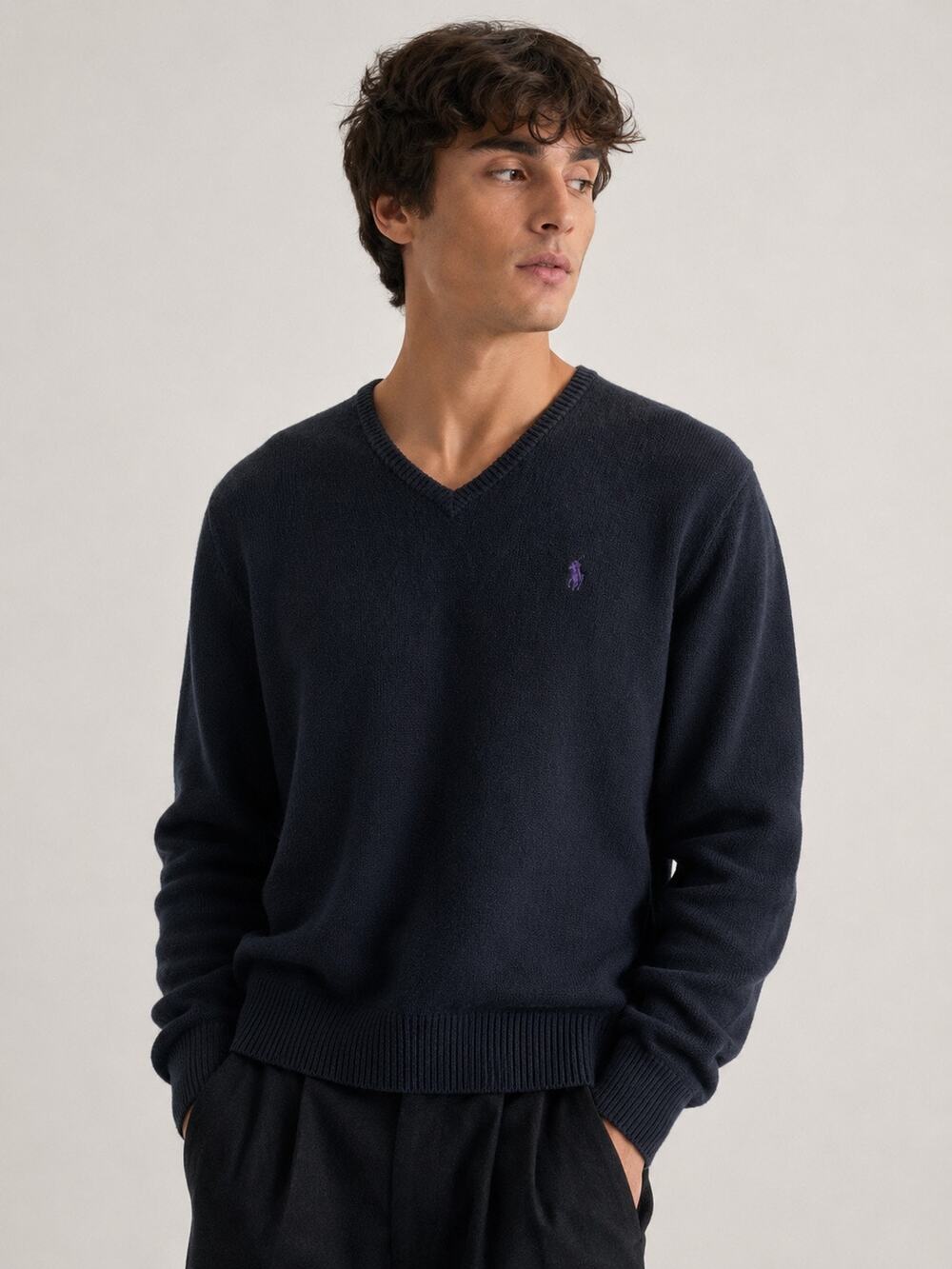 Vintage Polo Ralph Lauren Lambswool V-Neck Sweater